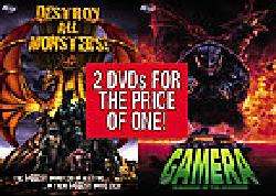 Destroy All Monsters / Gamera   2 Disc Set; (DVD)  
