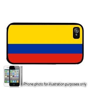 Colombia Colombian Flag Apple iPhone 4 4S Case Cover Black