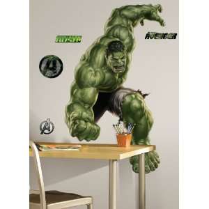   Giant Hulk Decal 40.5 x 67.25 and 17 Small Wall Decals Toys & Games