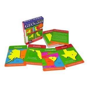    GeoCards USA   Educational Geography Card Game Toys & Games