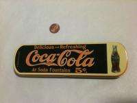Coca Cola/Coke   Collectors Pen & Hinged Tin  