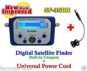 Digital Satellite Signal Meter Finder FTA + POWER CABLE  
