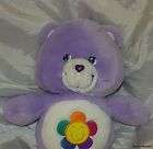 Care Bears 2003 Talking Purple Harmony Bear Plush  