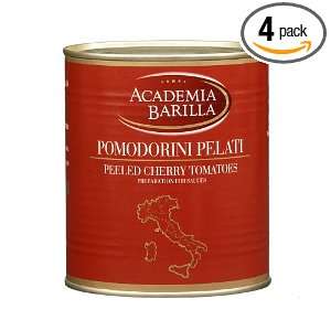 Academia Barilla Peeled Cherry Tomatoes Can, 28.2 Ounce (Pack of 4 