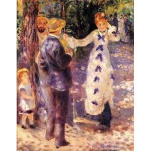  Oil Painting The Swing Pierre Auguste Renoir Hand 