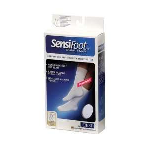 Jobst   SensiFoot   Unisex Crew Length Diabetic Mild Support Socks   8 