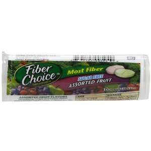 Fiber Choice Sugar Free Chewable Tabs, Assorted Fruit, 10 