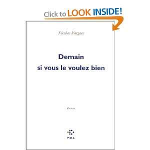   Demain si vous le voulez bien (9782867447808) Nicolas Fargues Books
