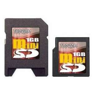   1GB MiniSD Mini SD CARD for Cell Phone Camera PDA  Electronics