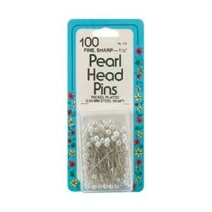   Pearl Head Pins Size 24 100/Pkg C119; 6 Items/Order