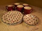 Meakin Set of Country French Bordeaux Ironstone Dishes & Cups