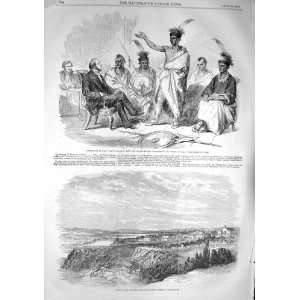  1857 OTTAWA CANADA KAW INDIANS AMERICA COMMISSIONER