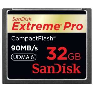  SanDisk 32GB Extreme Pro CF memory card   UDMA 90MB/s 600x 