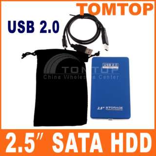 USB 2.0 SATA HD HDD Hard Drive Disk Case Enclosure  