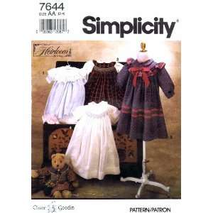   Goodin Toddlers Smocked Dress Size 2   3   4 Arts, Crafts & Sewing