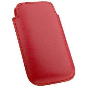    PREMIUM RED LEATHER CASE FOR iTOUCH 2ND GENERATION 