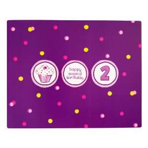   2nd Birthday Activity Placemats (4) Party Supplies Toys & Games