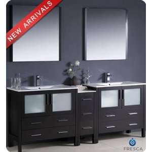 Fresca FVN62 361236ES UNS Torino 84 Inch Modern Double Sink Bathroom