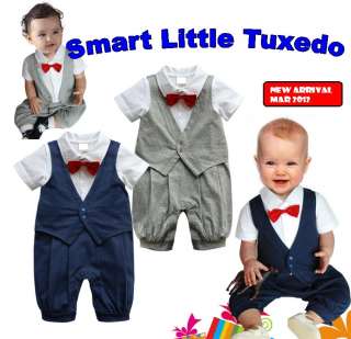   of Smart Tuxedo Suit Shirt + Pants + Bowtie + Vest All In One Piece