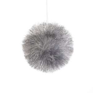  Large Silver Ball Tinsel Ornament (pack of 6) Everything 