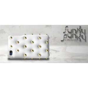  Ion Funky Punky Leather Case for Iphone 4/4s   White 