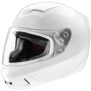 Z1R Venom Solid Adult On Road Racing Motorcycle Helmet   White / Small