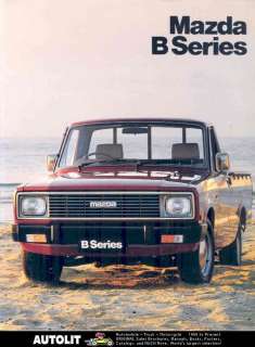 1983 Mazda B2000 B2200 Pickup & UTE Brochure Australia  