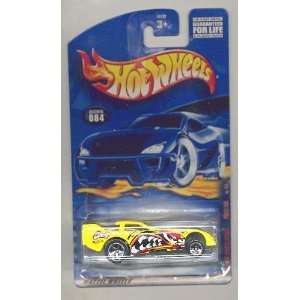   Wheels 2001 084 Extreme Sports Series 4/4 YELLOW Funny Car 164 Scale