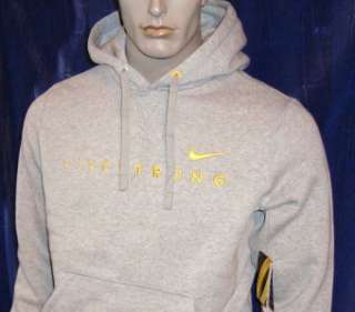 063) 2XL Nike LiveStrong Performance Cotton Poly Hoodie  