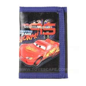  Cars Wallet Tri Fold Storm Lightning McQueen Toys & Games