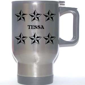  Personal Name Gift   TESSA Stainless Steel Mug (black 