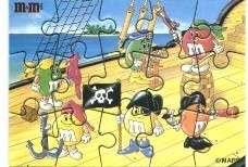 PIRATES Mini JIGSAW PUZZLE Sealed in Bag FRENCH Pocket Surprise 