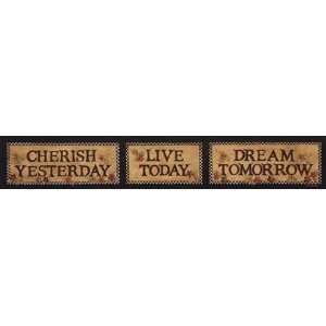  Cherish, Live, Dream by Lisa Hilliker 36x6