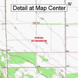   Map   Walhalla, North Dakota (Folded/Waterproof)