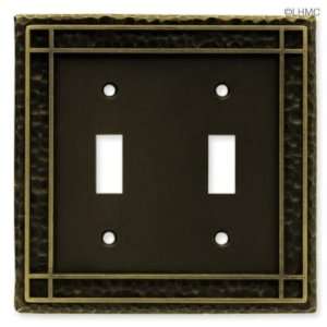   Switch Wall Plate (Oil Rubbed Bronze & Brass, 65556)
