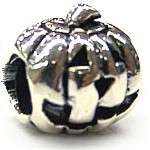 Auth Biagi Pumpkin Sterling Silver European Bead Charm  