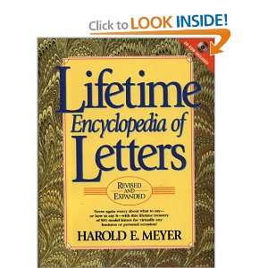  Lifetime Encyclopedia of Letters (9780130114884) Harold E 