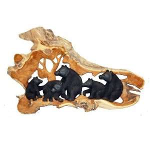  Bear Relief Carving i 37 x 23 Toys & Games