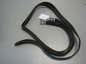 Used Stirrup Leathers Size 60 Black  