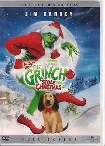 HOW THE GRINCH STOLE CHRISTMAS (DVD, 2001, Full Frame) NEW 