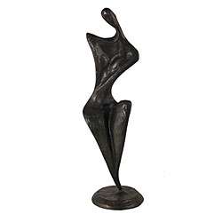Cast Bronze Abstract Woman Sculpture  