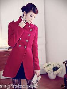   Collar Double breasted Napoleon Uniform Outerwear Trenchcoat Coats