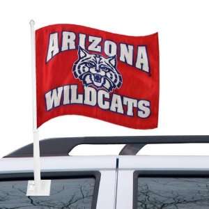  Arizona Wildcats Red Team Logo Car Flag Automotive