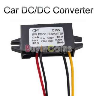   Display Power Supply 12V To 5V 3A 15W Car Power DC DC Power Converters