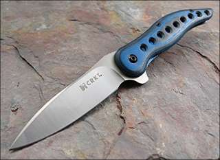   Premonition Black & Blue Skeletonized G 10 Handles Knife Brand NEW