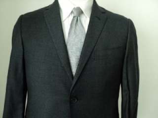 NWT THOM BROWNE BB BF Fine Wool Charcoal Grey Side Vent SUIT Sz 0 36 R 