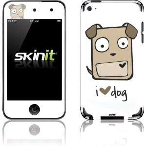  I HEART dog skin for iPod Touch (4th Gen)  Players 