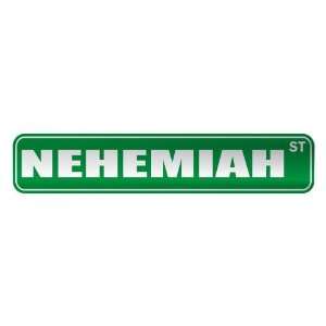   NEHEMIAH ST  STREET SIGN