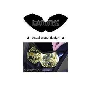   , 2010) Headlight Vinyl Film Covers by LAMIN X ( YELLOW ) Automotive