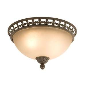   9500 29 Bronze Twilight 2 Light Flushmount